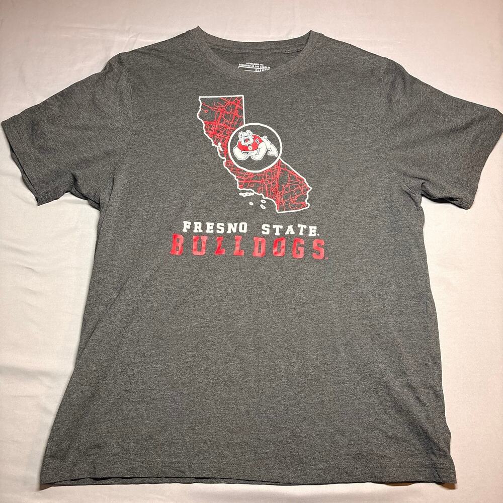 Fresno state bulldogs graphic t shirt